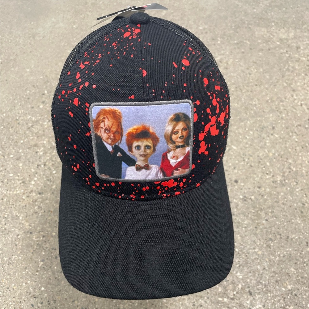 NWT Chucky Family Portrait Trucker Hat